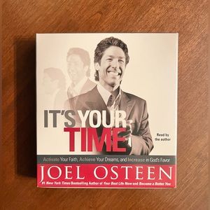 Joel Osteen It's Your Time 5 CD Audiobook Set like new in box Inspirational